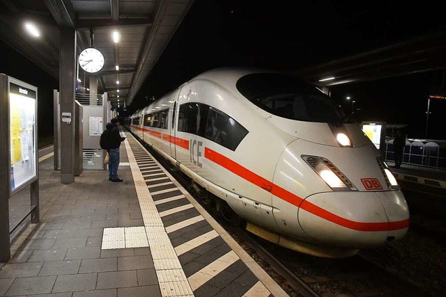 Ein Intercity-Express hlt seit Dezember in Lahr.  | Foto: Privat