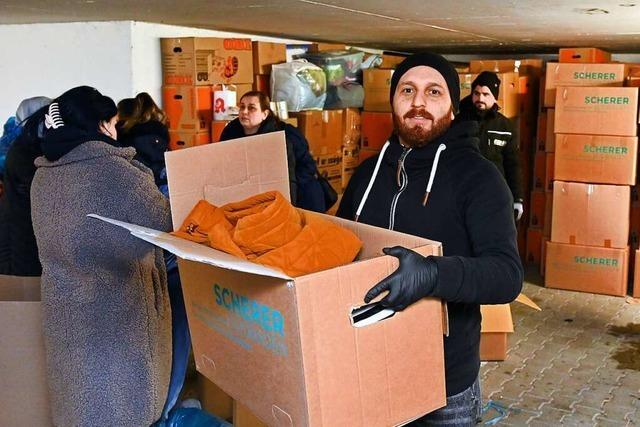 Freiburger sammeln Spenden fr die Erdbebenopfer in der Trkei