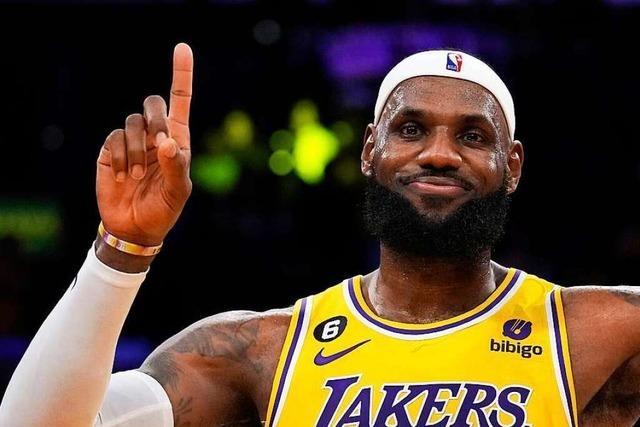 LeBron James knackt Punkte-Bestmarke in der NBA