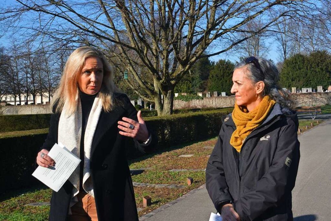 Vera Weber, Prsidentin der Fondation ...r, und Biologin Monica Biondo (rechts)  | Foto: Savera Kang