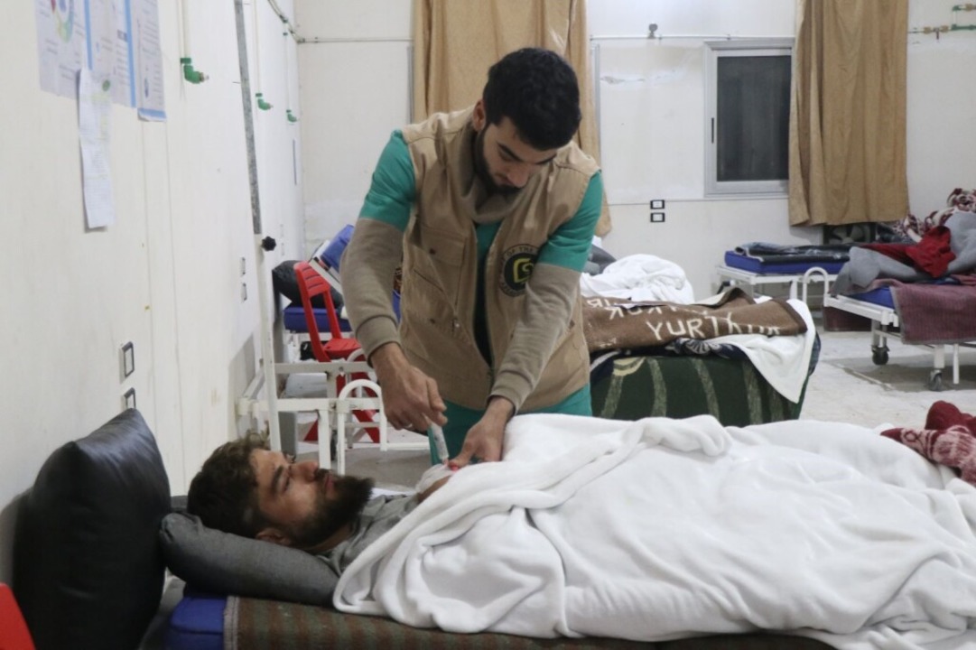 Behanldung im Al Rhama Hospital von Darkush  | Foto: Al-Rhama-Hospital