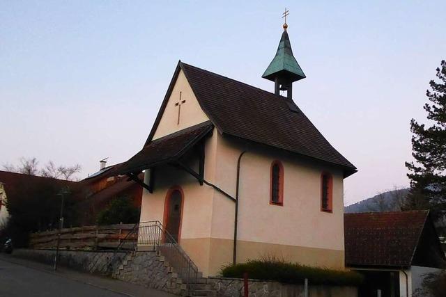 Ackerrainkapelle in Wehr wurde zum Ende des Dreißigjährigen Kriegs erbaut