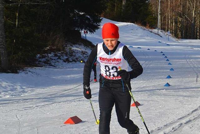 Hannes Maier sprintet beim Schlercup auf Rang zwei