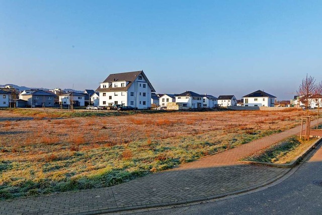 Auf diesem Areal im Baugebiet Kenzinge...noch etliche weitere Kriterien zhlen.  | Foto: Martin Wendel