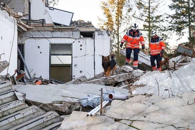 Im baden-württembergischen Mosbach trainieren Hunde auch für Erdbebeneinsätze