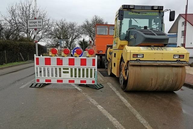 Bauarbeiten in Ihringen noch nicht abgeschlossen