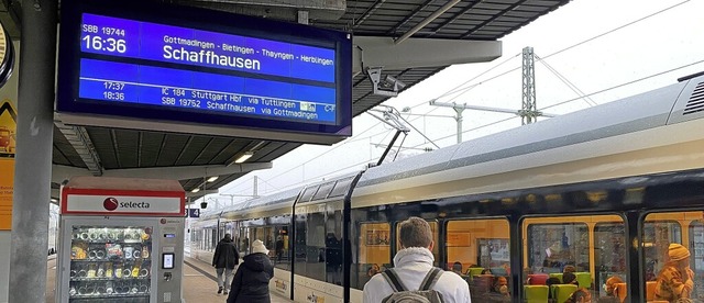 Auch nach Schaffhausen wird man mit dem 49-Euro-Ticket fahren knnen.   | Foto:  Neubert, Michael