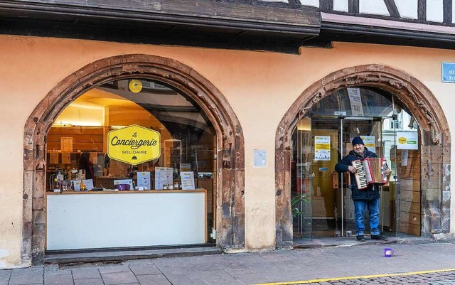 Von Babysitter  bis zur Werkzeugkiste ...hgaben in der Conciergerie erhltlich.  | Foto: Anne Telw