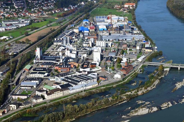 Evonik plant am Standort Rheinfelden e...he Produkte hergestellt werden sollen.  | Foto: Erich Meyer