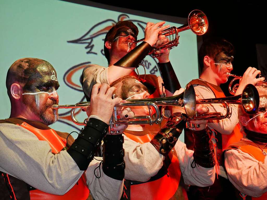 Die Gugge-Brass-Band Murg sorgte fr Stimmung.