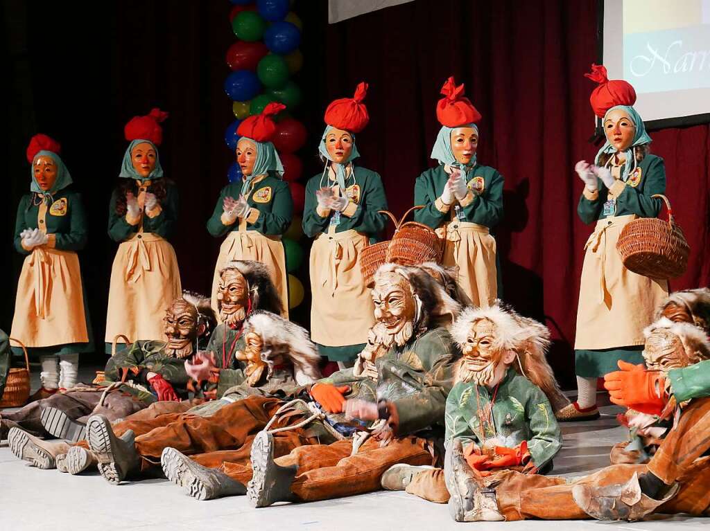 Urgesteine der Murger Fasnacht sind die Helgeringer Maidli und die Fhri-Geister.