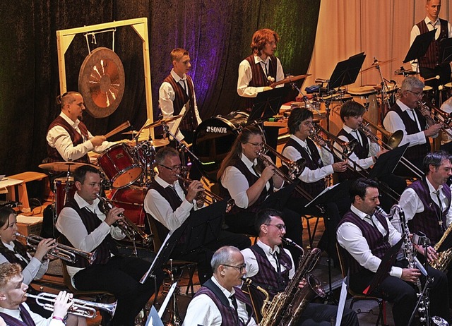 Das Hauptorchester des Musikverein Bahlingen beim Jahreskonzert 2022  | Foto: Christiane Franz