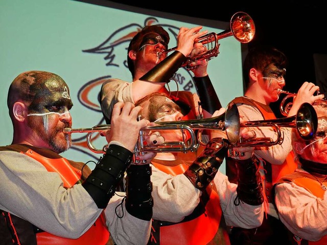 Die Guge-Brass-Band Murg sorgte fr Stimmung.  | Foto: Michael Gottstein