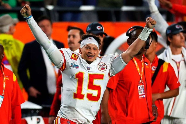 Patrick Mahomes von den Kansas City Ch... bereits zwei Mal Super-Bowl-Champion.  | Foto: EZRA SHAW (AFP)