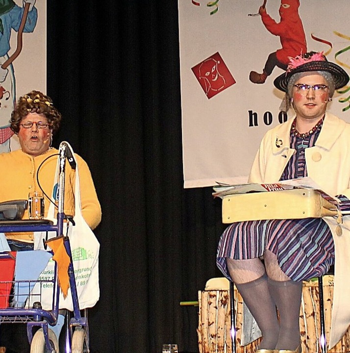 Hilde und Gerda feierten Jubilum.  | Foto: Narrenzunft Oberhausen