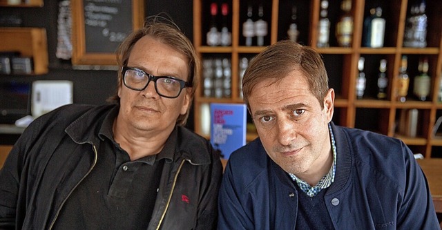 Sven Regener (li) und Andreas Dorau bei ihrer letzten Kollaboration 2015  | Foto: Jrg Carstensen