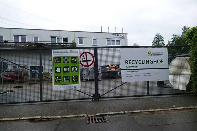 Die geplante Schließung des Rümminger Recyclinghofes wird kritisiert