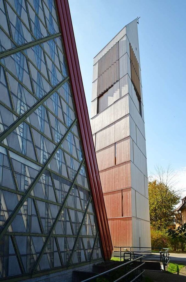 Der Gutacher Kirchturm ist Teil der Architektourroute, ebenso wie die...  | Foto: Nikolaus Bayer