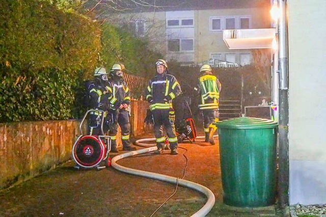 Die Feuerwehr war im Siebenpfeifferweg in Lahr im Einsatz.  | Foto: Maren Spth / Einsatz-Report24