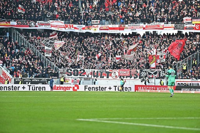 Nach dem Heimspiel des SC Freiburg geg...rt gab es unschne Szenen. Symbolbild.  | Foto: Achim Keller