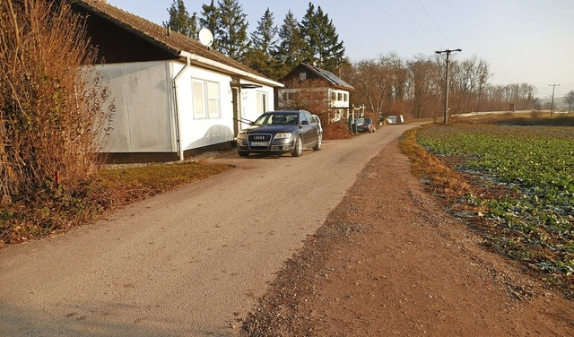 Vertagt wurde im Ausschuss der Antrag ...kt an  Huser vorbeifhrenden Zufahrt.  | Foto: Victoria Langelott