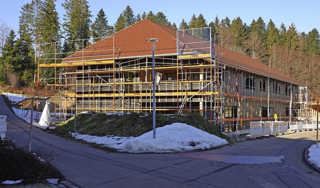 Der Neubau der Tagespflege sollte in diesem Jahr abgeschlossen werden.  | Foto: Hans-Jrgen Sackmann