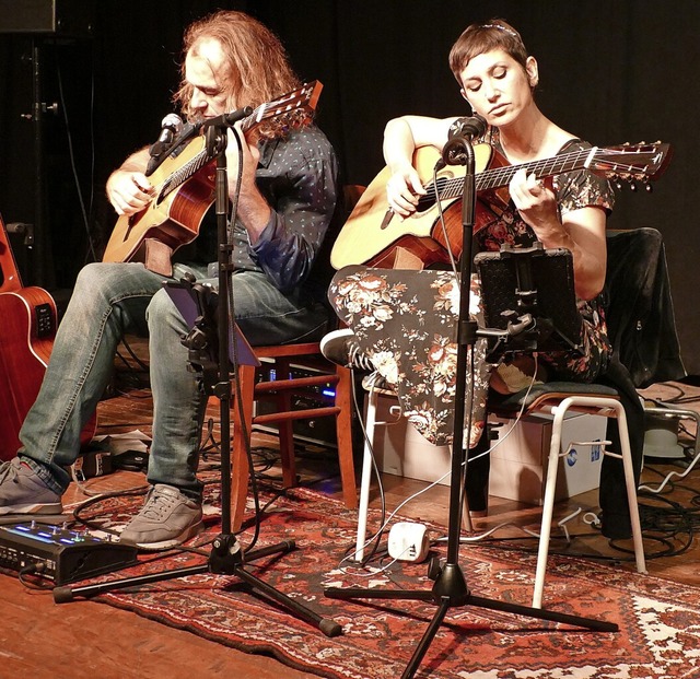 Ein beeindruckendes Duo: Peter Autschb...hrem Konzert im Stiftsschaffneikeller   | Foto: ulrike derndinger