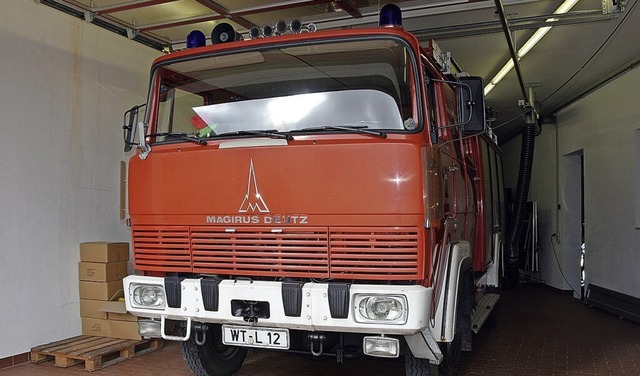 Das 49 Jahre alte  LF 16 der Feuerwehr...leistungslschfahrzeug ersetzt werden.  | Foto: Stefan Pichler