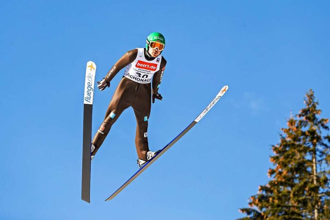 Auf der Skatingpiste powert er wie in ...abian Rießle von der Skizunft Breitnau  | Foto: IMAGO/Eibner-Pressefoto/Roger Buerke