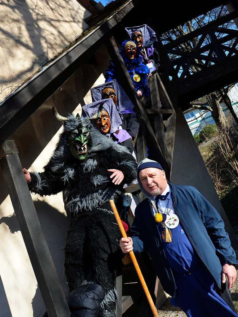 Die Narren befreiten in Kirchhofen den Kindergarten Lazarus von Schwendi.