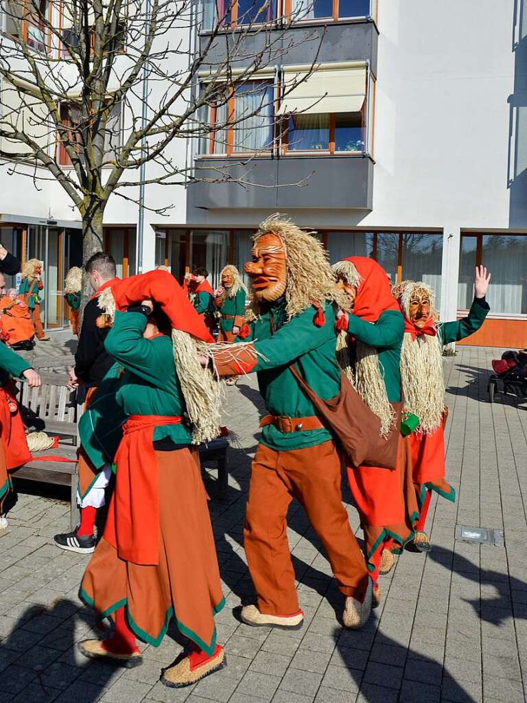 Die lberggeister sorgten am Prlat-Stiefvater-Haus fr Stimmung.