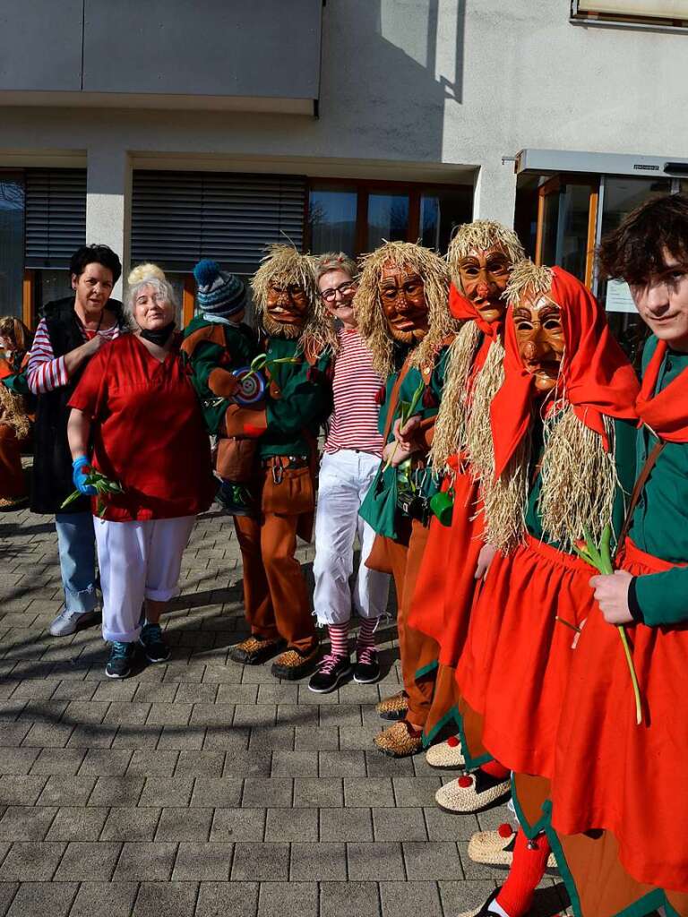 Die lberggeister sorgten am Prlat-Stiefvater-Haus fr Stimmung.