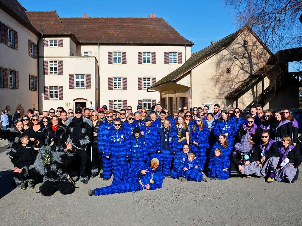 Die Narren befreiten in Kirchhofen den Kindergarten Lazarus von Schwendi.