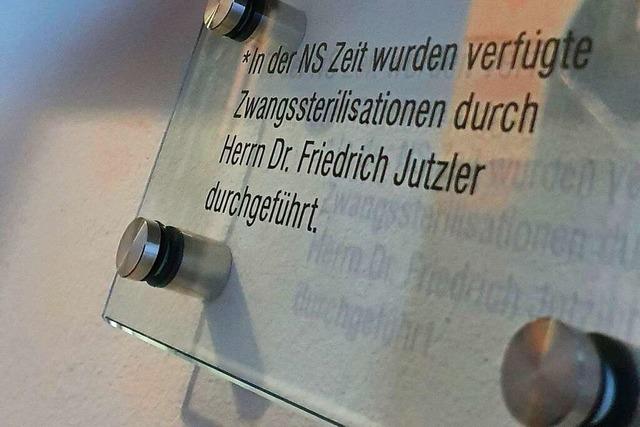 Schopfheim beendet Aufarbeitung der Taten des NS-Arzts Friedrich Jutzler