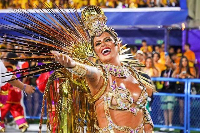 In Rio de Janeiro, der Hauptstadt des Carnaval, wird wieder gefeiert