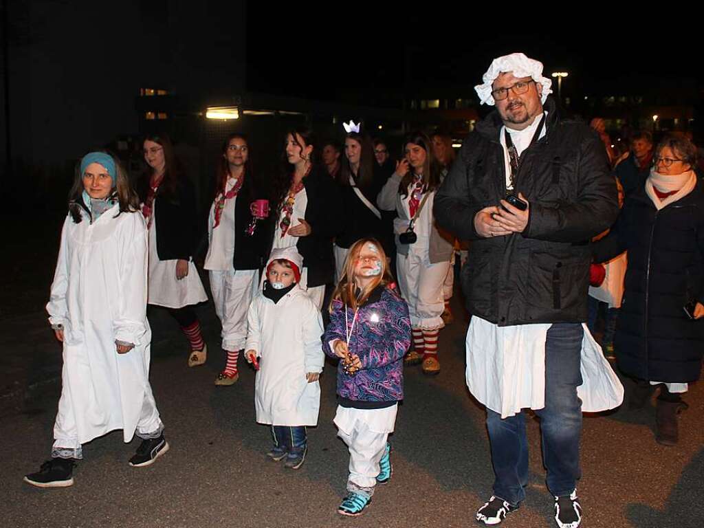 Viel Spa hatten die Teilnehmerinnen und Teilnehmer am Hemdglunkiumzug in Grenzach.