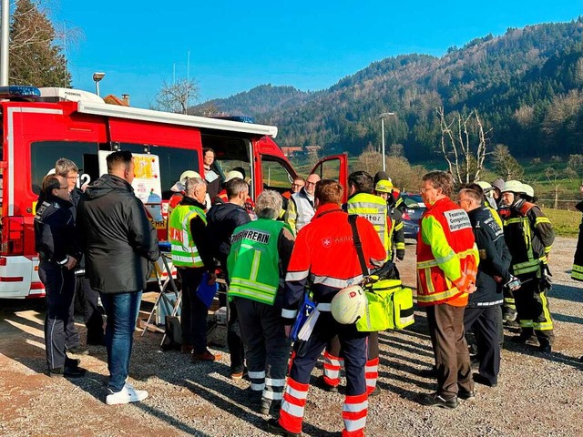 Groeinsatz nach Brandstiftung in der Seniorenresidenz Kinzigtal  | Foto: Helmut Seller