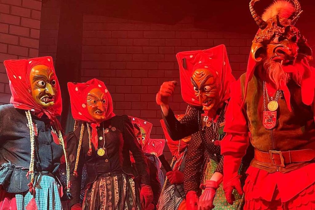 Die drei Mnner vor der Stempelung  | Foto: Cornelia Weizenecker