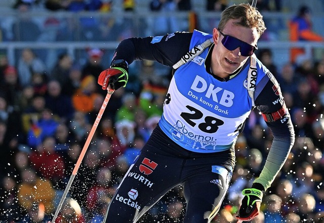 Fhrt die  Mnner-Staffel an: Benedikt Doll von der Skizunft Breitnau  | Foto: CHRISTOF STACHE (AFP)