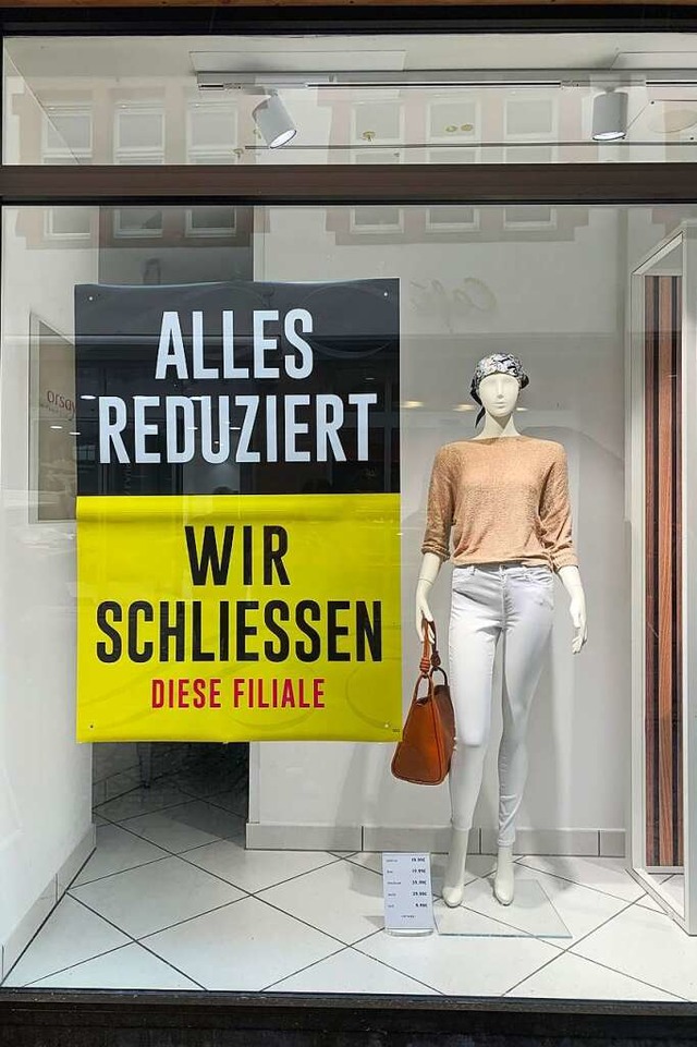 Ein Beispiel: Mitte 2022 hat die  Orsay-Filiale in der Marktstrae geschlossen.   | Foto: Felicia Delb