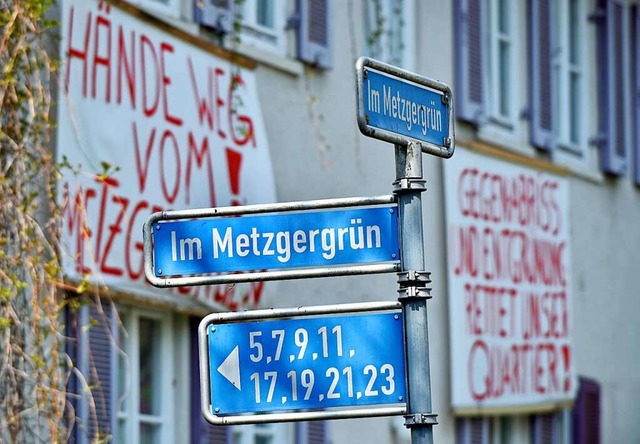 Im Metzgergrn sollen 175 Wohnungen entstehen.  | Foto: Michael Bamberger