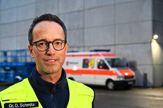 Daniel Schmitz  ist rztlicher Verantwortlicher des Rettungsdienstes Freiburg.  | Foto: Thomas Kunz