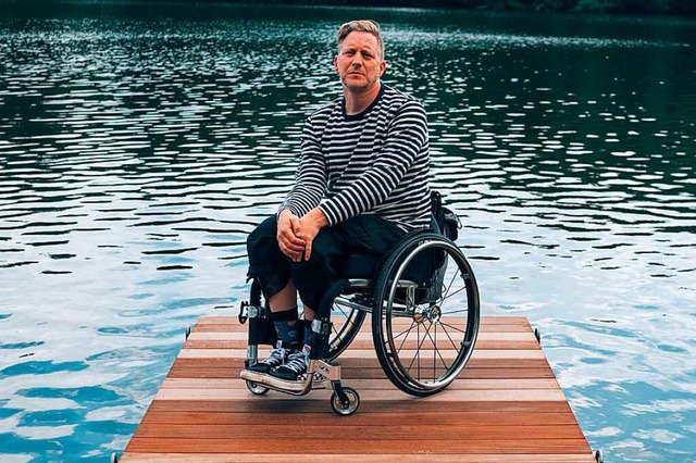 Sitzt freiwillig im Rollstuhl: Marc M.  | Foto: Ksenia Apresyan