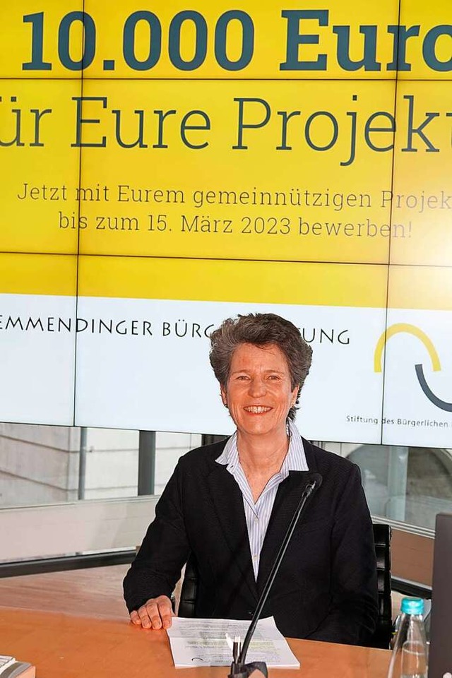 Christiane Schlter vom Vorstand der Emmendinger Brgerstiftung  | Foto: Dieter Erggelet