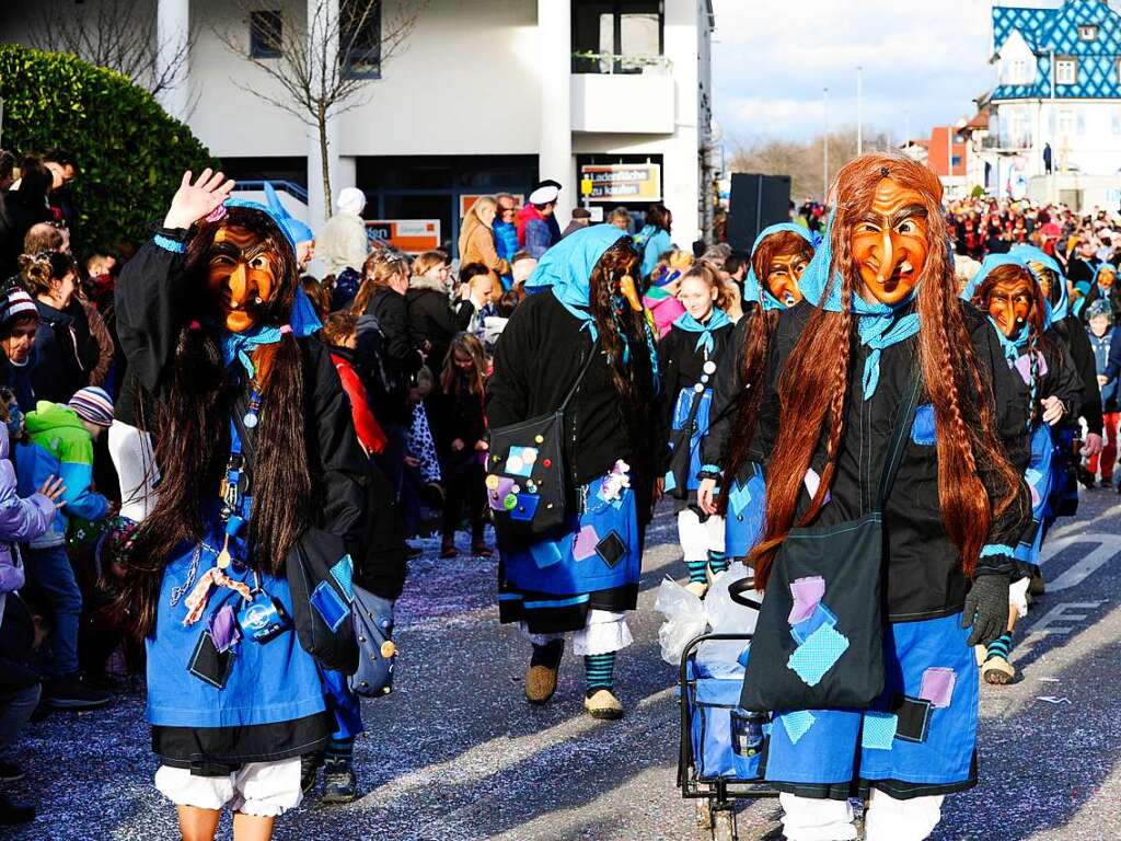 Viel bejubelt war der Fasnachtsumzug in Bad Krozingen.