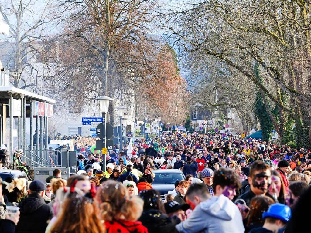 Viel bejubelt war der Fasnachtsumzug in Bad Krozingen.