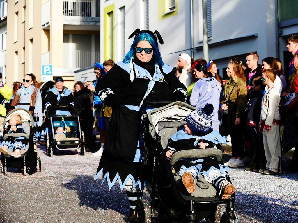 Viel bejubelt war der Fasnachtsumzug in Bad Krozingen.