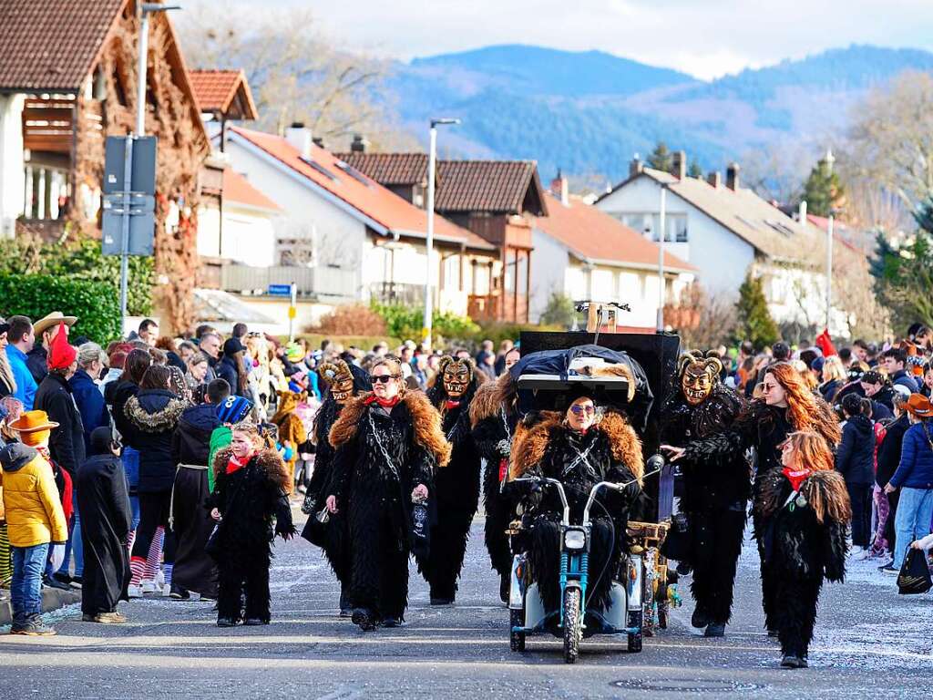 Viel bejubelt war der Fasnachtsumzug in Bad Krozingen.