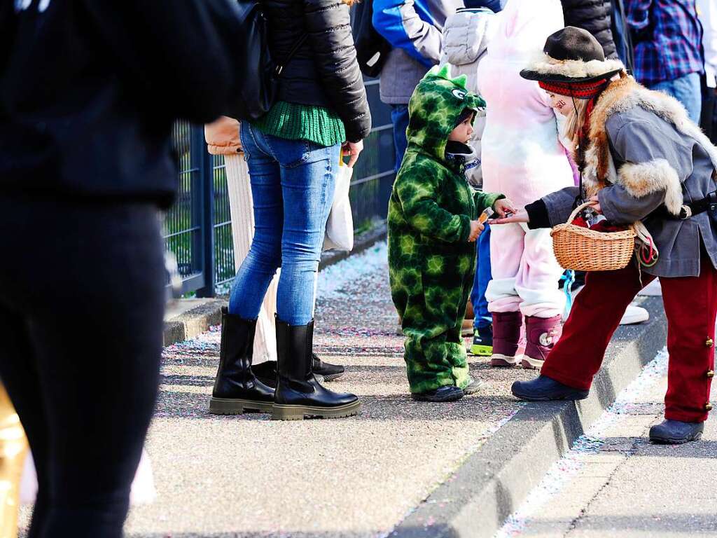 Viel bejubelt war der Fasnachtsumzug in Bad Krozingen.