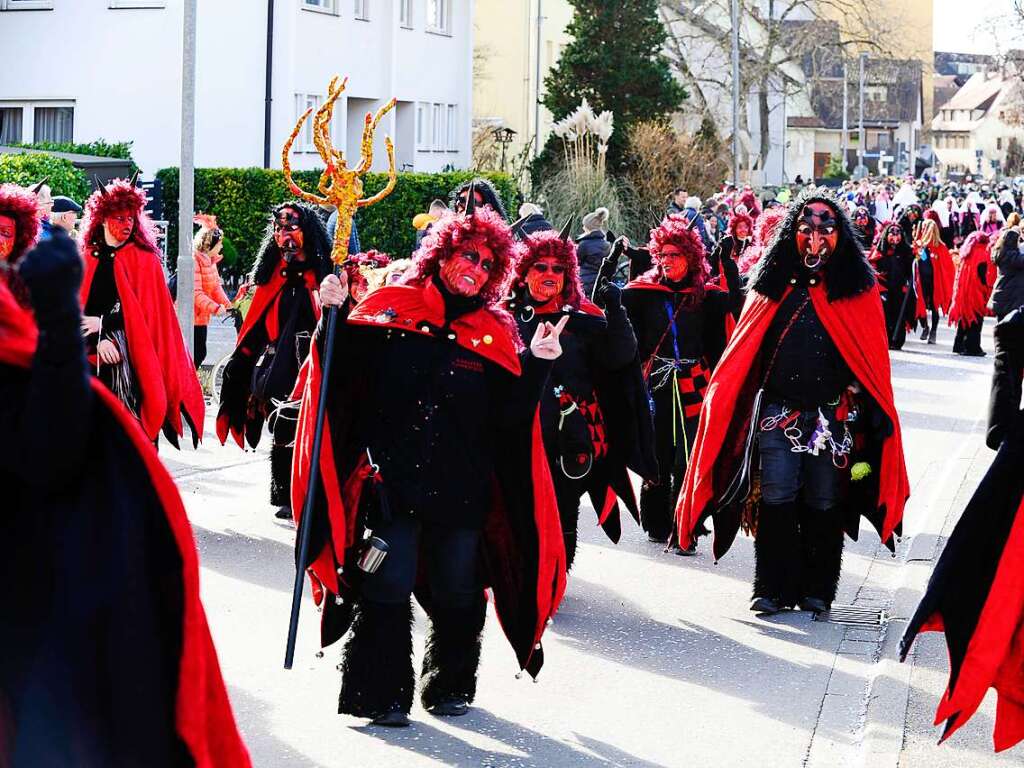 Viel bejubelt war der Fasnachtsumzug in Bad Krozingen.